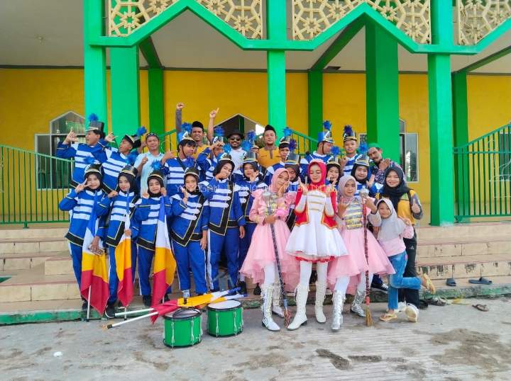 Drumband MTS Ta'awanul Muslimin mendapatkan Juara 2 di ajang Lomba Drumband Tingkat SD/SLTP di Kabupaten Lamandau